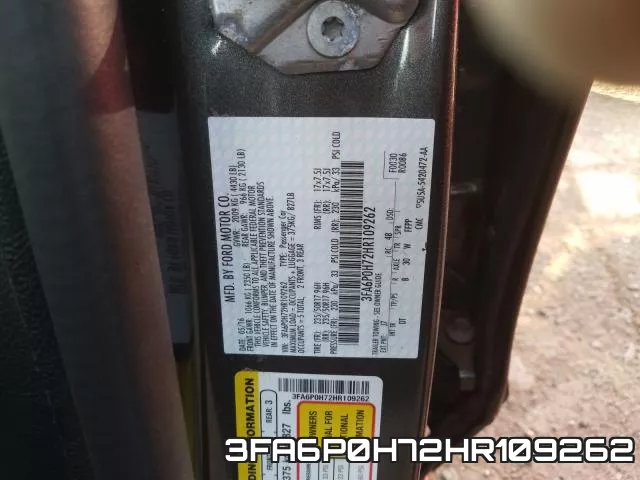 3FA6P0H72HR109262 фото 2