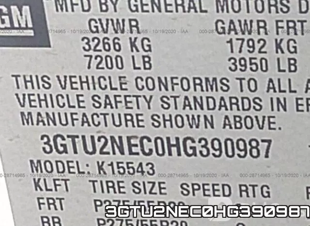 3GTU2NEC0HG390987 фото 10