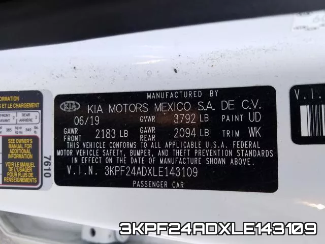 3KPF24ADXLE143109 фото 2