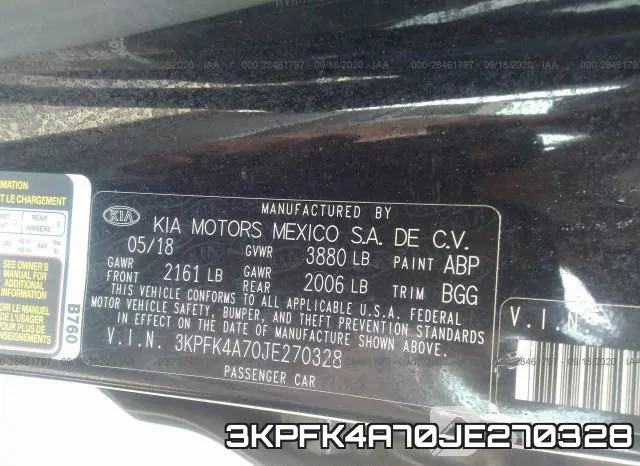 3KPFK4A70JE270328 фото 10