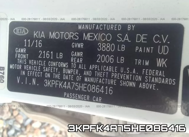 3KPFK4A75HE086416 фото 9