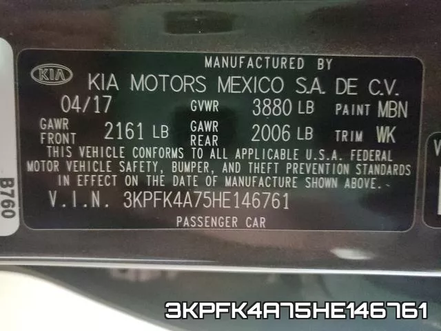 3KPFK4A75HE146761 фото 2