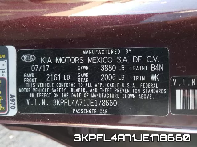 3KPFL4A71JE178660 фото 2