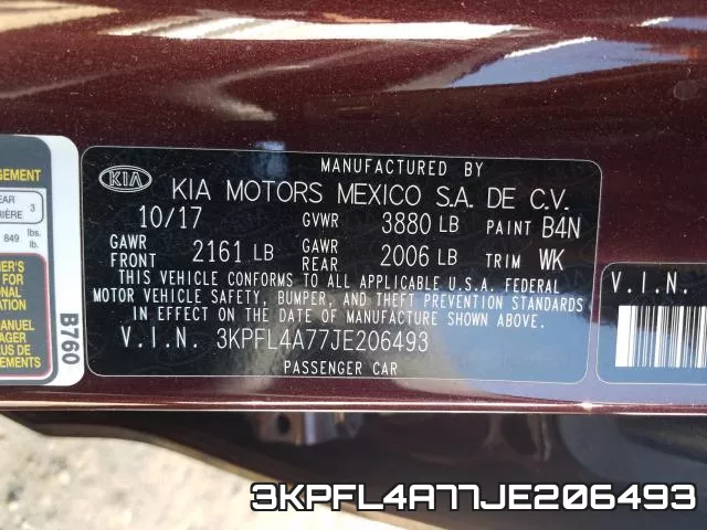 3KPFL4A77JE206493 фото 2