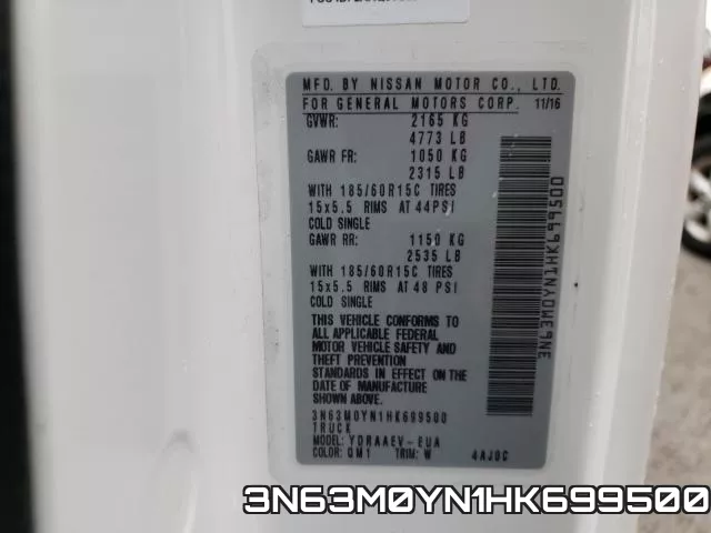 3N63M0YN1HK699500 фото 2