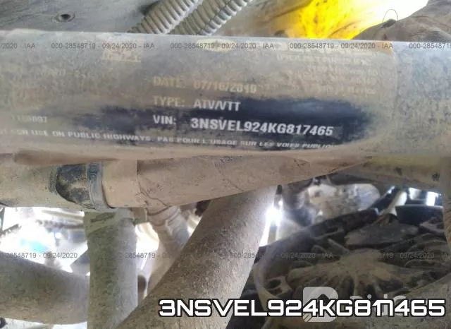 3NSVEL924KG817465 фото 2