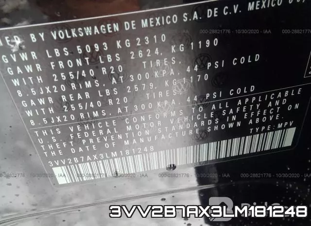 3VV2B7AX3LM181248 фото 10