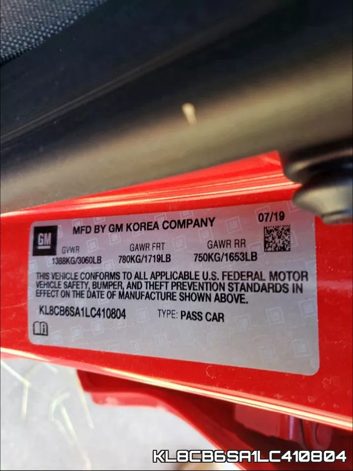 KL8CB6SA1LC410804 фото 2