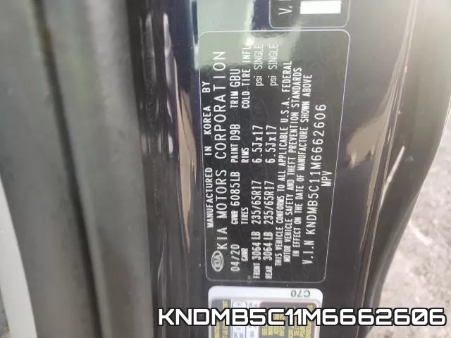 KNDMB5C11M6662606 фото 2