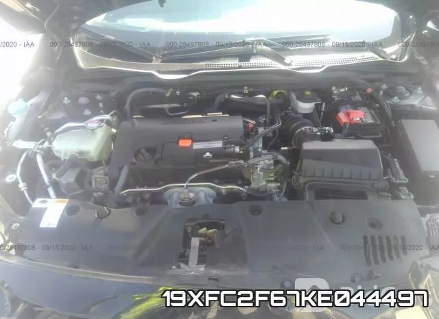19XFC2F67KE044497 фото 2