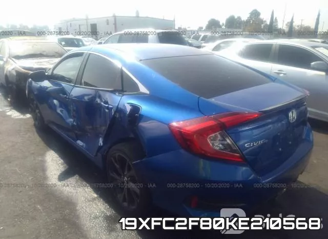 19XFC2F80KE210568 фото 4