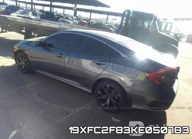 19XFC2F83KE050783 фото 4