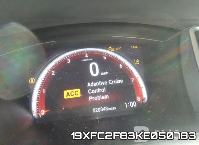 19XFC2F83KE050783 фото 8