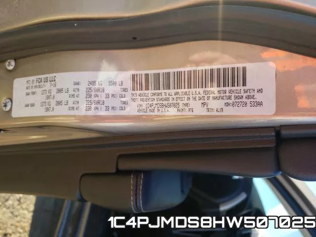 1C4PJMDS8HW507025 фото 2