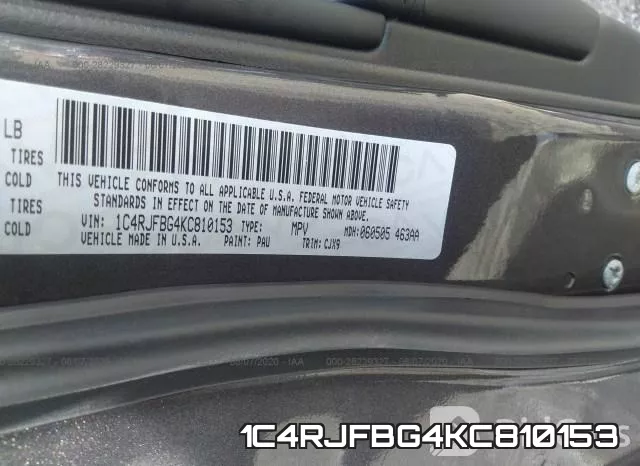 1C4RJFBG4KC810153 фото 9