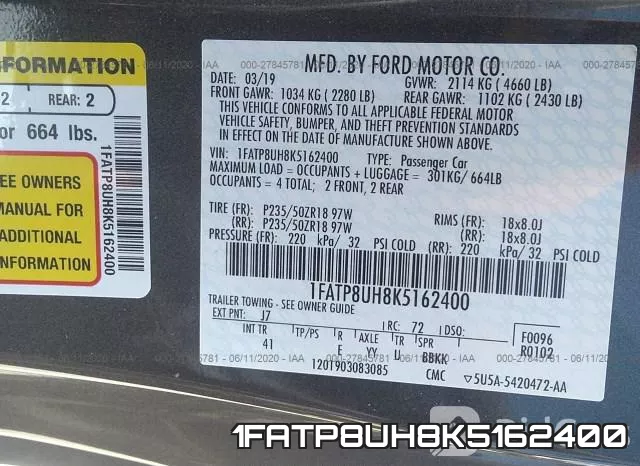 1FATP8UH8K5162400 фото 10