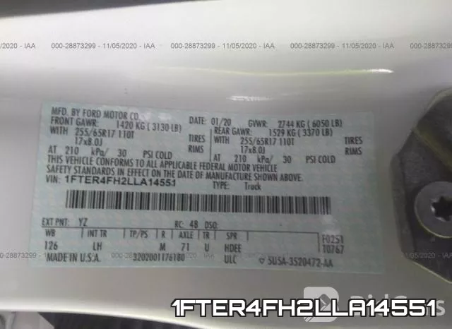 1FTER4FH2LLA14551 фото 9