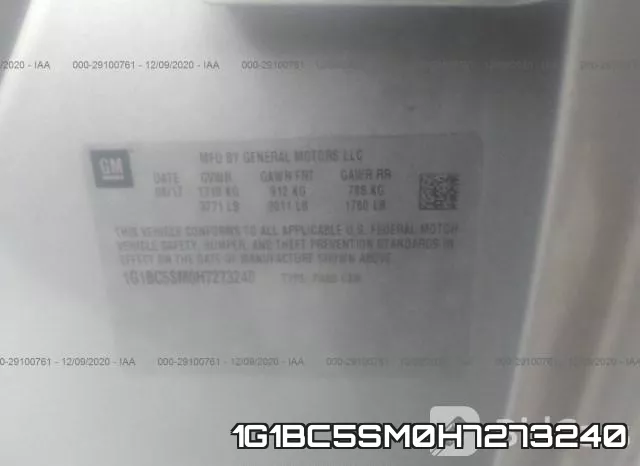 1G1BC5SM0H7273240 фото 10