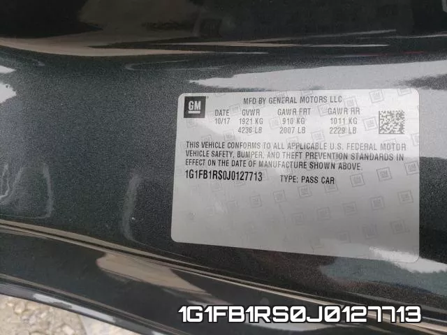 1G1FB1RS0J0127713 фото 2