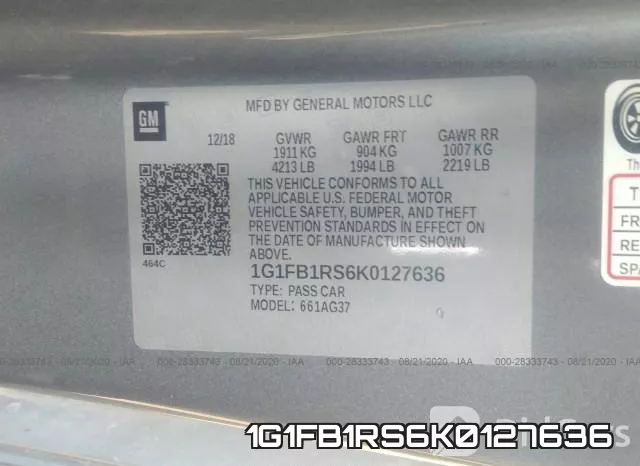 1G1FB1RS6K0127636 фото 10
