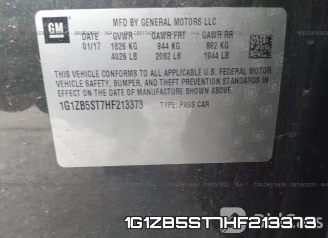 1G1ZB5ST7HF213373 фото 10