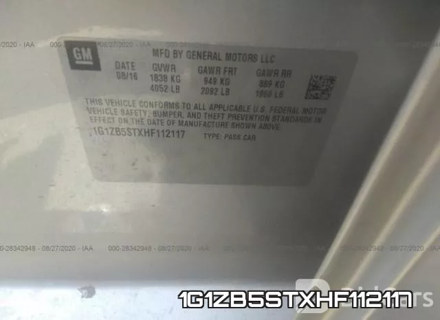 1G1ZB5STXHF112117 фото 9