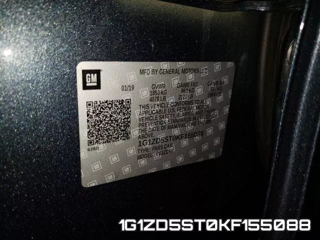 1G1ZD5ST0KF155088 фото 2