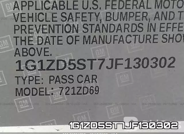 1G1ZD5ST7JF130302 фото 10