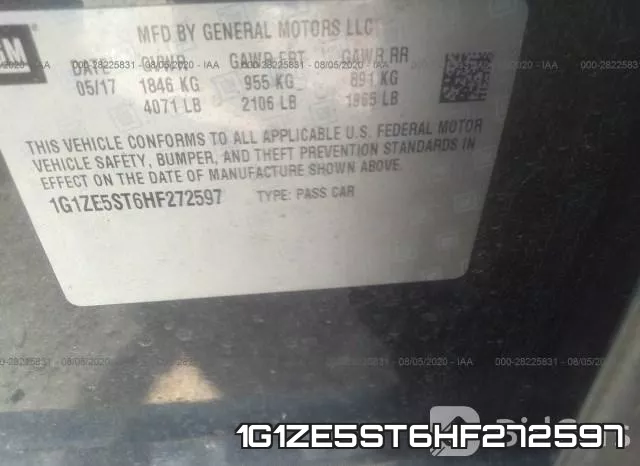 1G1ZE5ST6HF272597 фото 10