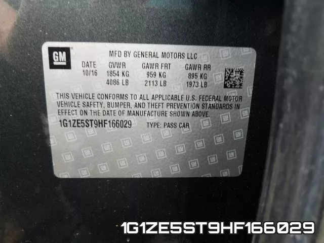 1G1ZE5ST9HF166029 фото 2