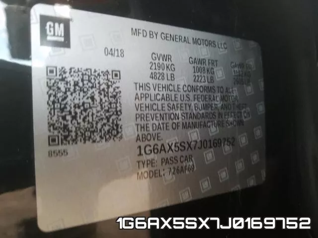 1G6AX5SX7J0169752 фото 2