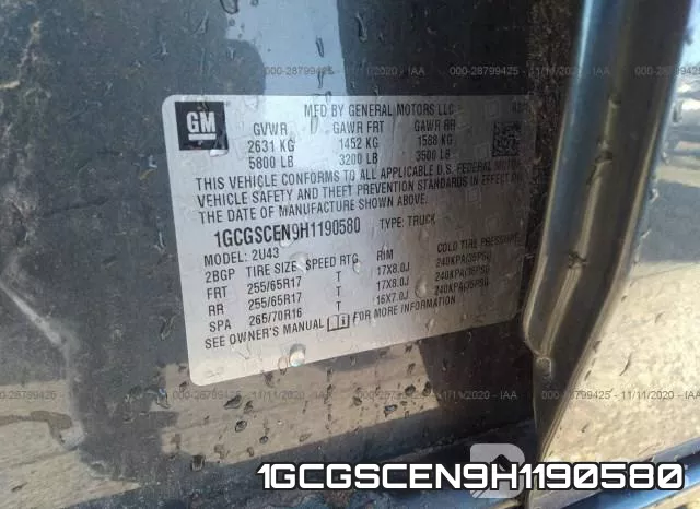 1GCGSCEN9H1190580 фото 9