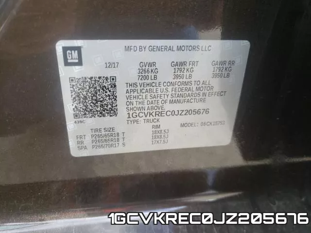1GCVKREC0JZ205676 фото 2