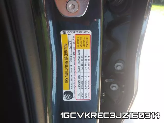 1GCVKREC3JZ160314 фото 2