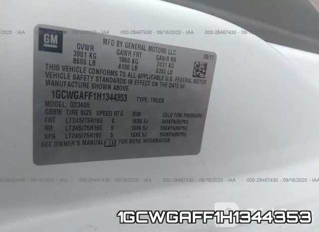 1GCWGAFF1H1344353 фото 10