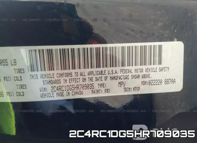2C4RC1DG5HR709035 фото 8
