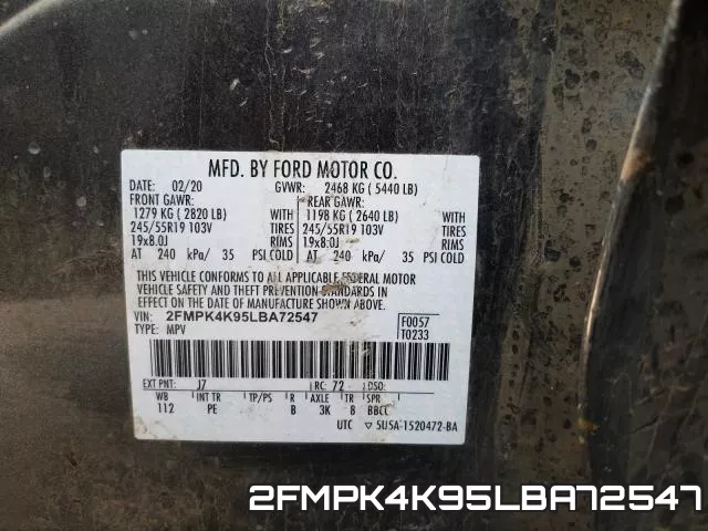 2FMPK4K95LBA72547 фото 2