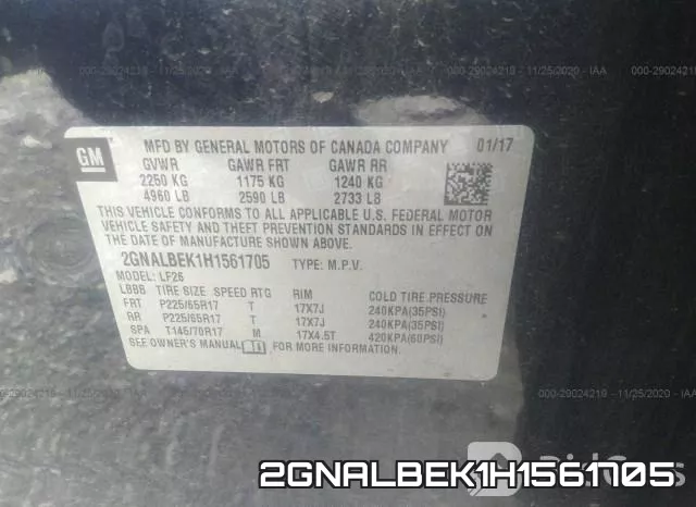 2GNALBEK1H1561705 фото 9