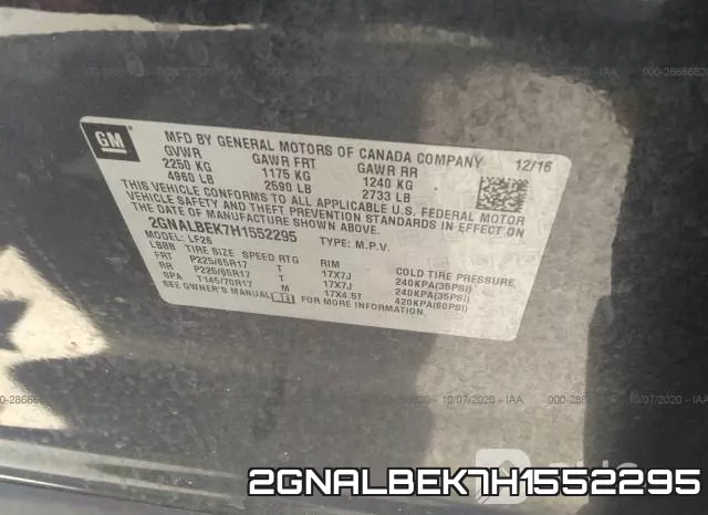 2GNALBEK7H1552295 фото 10
