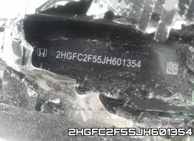 2HGFC2F55JH601354 фото 8