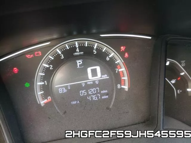 2HGFC2F59JH545595 фото 9
