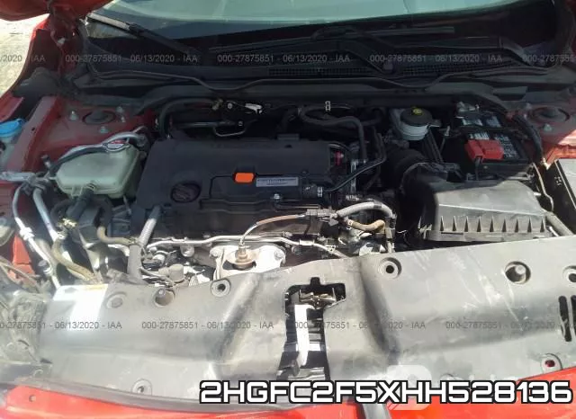 2HGFC2F5XHH528136 фото 2
