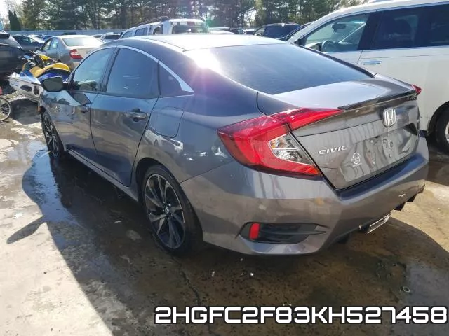 2HGFC2F83KH527458 фото 4