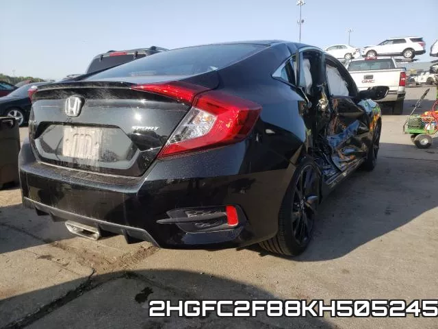 2HGFC2F88KH505245 фото 5