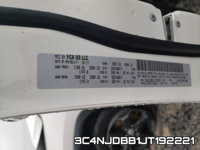 3C4NJDBB1JT192221 фото 2