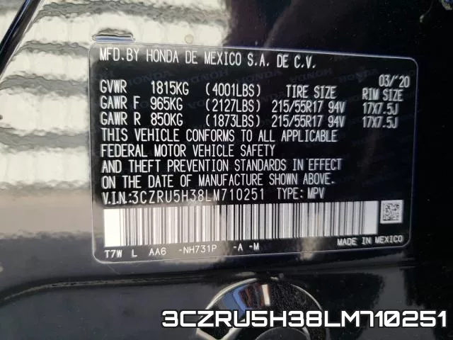 3CZRU5H38LM710251 фото 2