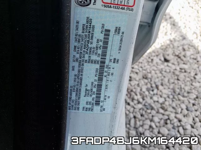 3FADP4BJ6KM164420 фото 2