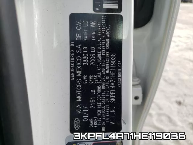 3KPFL4A71HE119036 фото 2