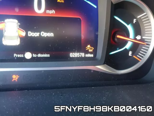 5FNYF8H98KB004160 фото 9