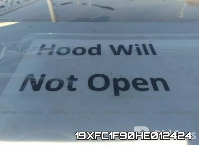 19XFC1F90HE012424 фото 2